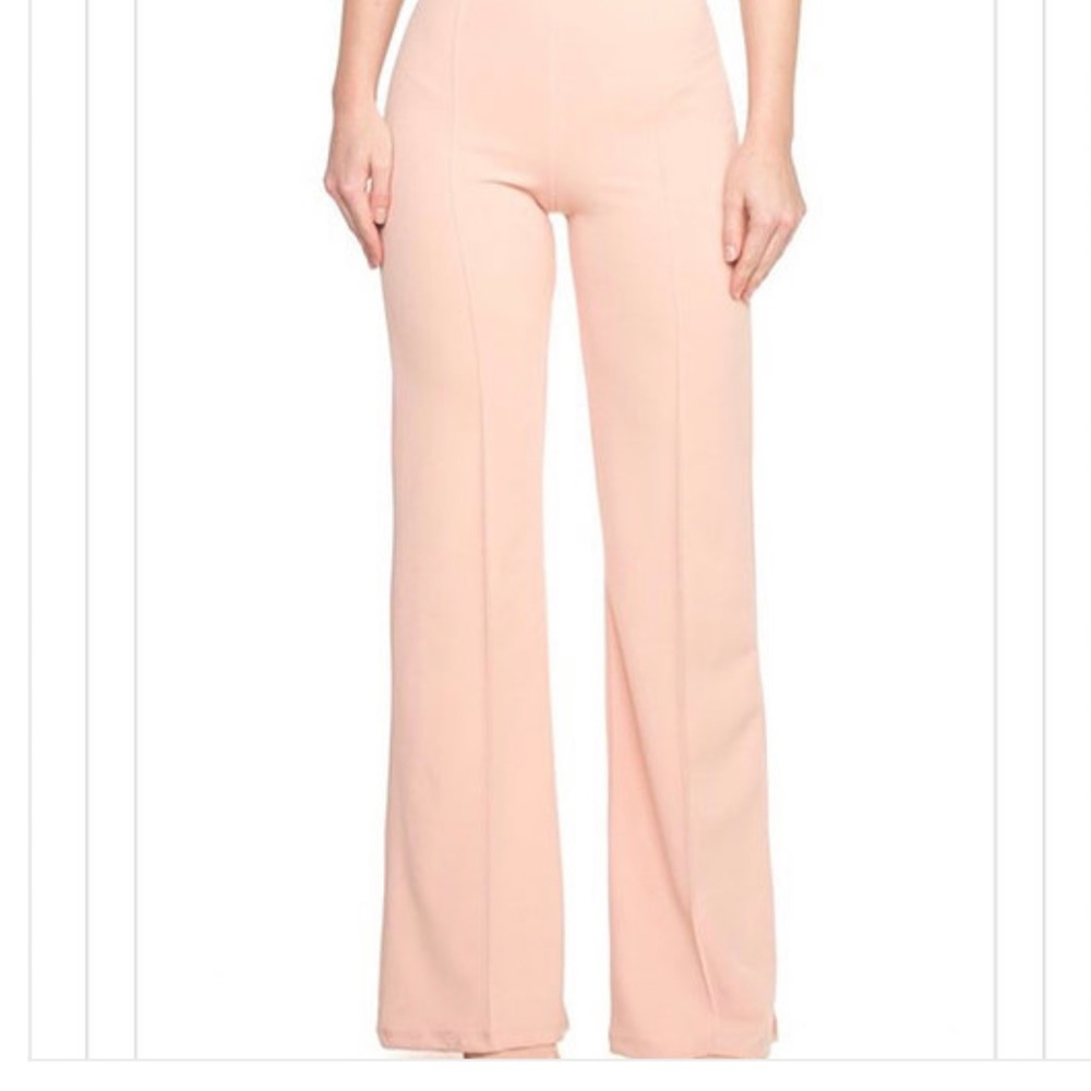 Pink wide leg trousers